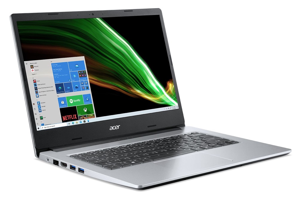 Acer Aspire A314-35-C5JM 14"FHD/Intel Celeron N4500/4GB/256GB/Int.VGA/ezüst laptop