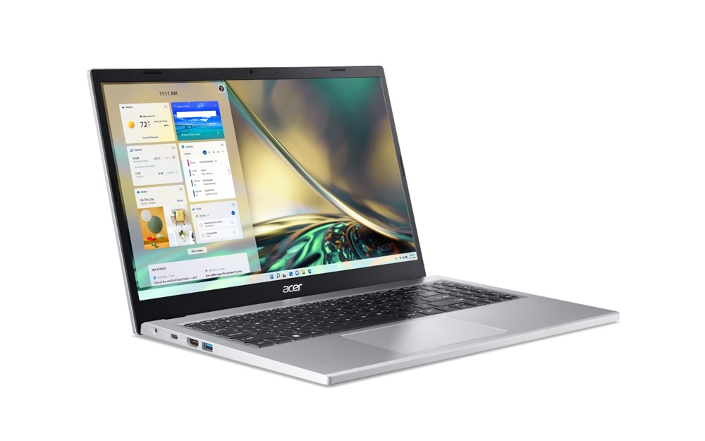 Acer Aspire A315-24P-R7QE 15,6"FHD/AMD Ryzen 3-7320U/8GB/512GB/Int.VGA/Win11/ezüst laptop