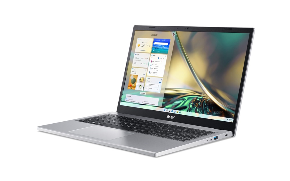 Acer Aspire A315-24P-R7QE 15,6"FHD/AMD Ryzen 3-7320U/8GB/512GB/Int.VGA/Win11/ezüst laptop