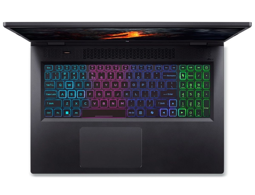Acer Aspire Nitro AN17-42-R804 17,3"QHD/AMD Ryzen 7 8845HS/16GB/1TB/RTX 4050/Win11/fekete laptop