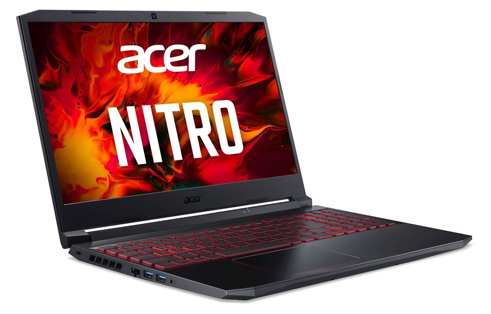 Acer Nitro 5 AN515-55-71GE 15,6"FHD/Intel Core i7-10750H/8GB/512GB/RTX 3050 Ti 4GB/fekete laptop