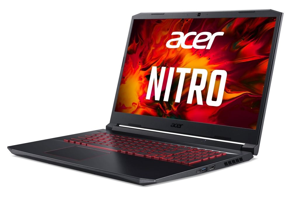 Acer Nitro 5 AN517-52-509K 17,3"FHD/Intel Core i5-10300H/8GB/512GB/GTX 1660Ti 6GB/fekete laptop