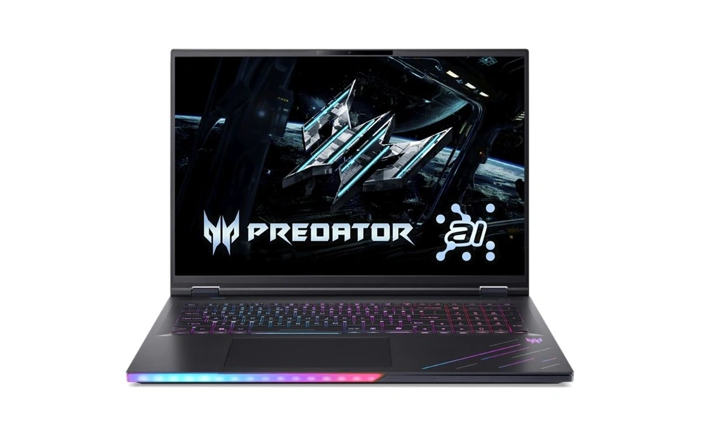 Acer Predator Helios AI 18"WQXGA/Intel Core Ultra 9 275HX/32GB/1TB/RTX 5080 16GB/Win11/fekete laptop