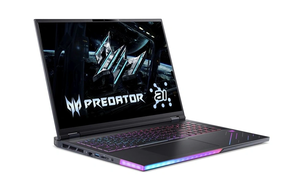 Acer Predator Helios AI 18"WQXGA/Intel Core Ultra 9 275HX/32GB/1TB/RTX 5080 16GB/Win11/fekete laptop