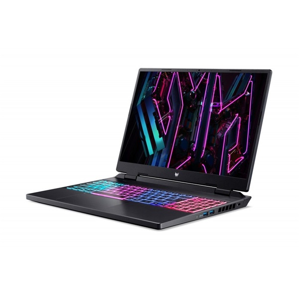 Acer Predator Helios PHN16-71-90NX 16"WQXGA/Intel Core i9-13900HX/32GB/2TB/RTX 4070 8GB/Win11/fekete laptop