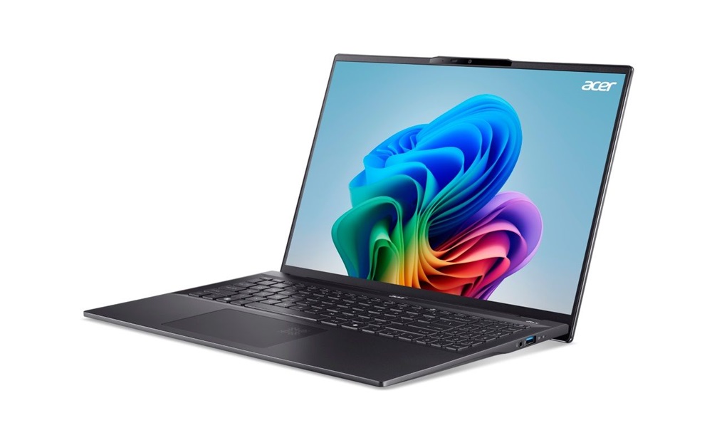 Acer Swift 16 AI SF16-51-93P3 16"2,8K/Intel Core Ultra 9 288V/32GB/1TB/Int.VGA/Win11/fekete laptop