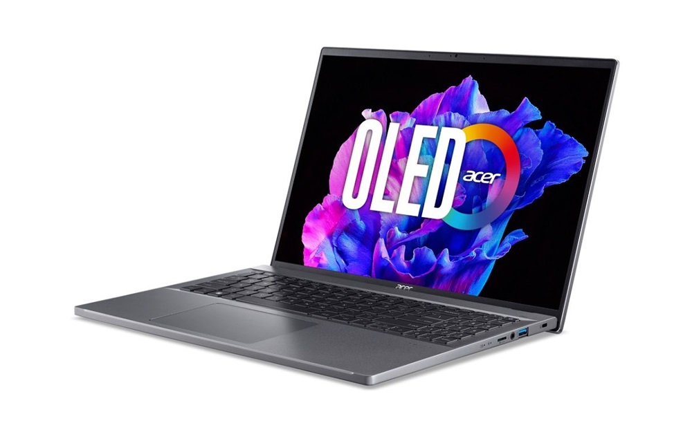 Acer Swift Go OLED SFG16-71-51JR 16"3,2K/Intel Core i5-13500H/16GB/512GB/Int.VGA/Win11/szürke laptop