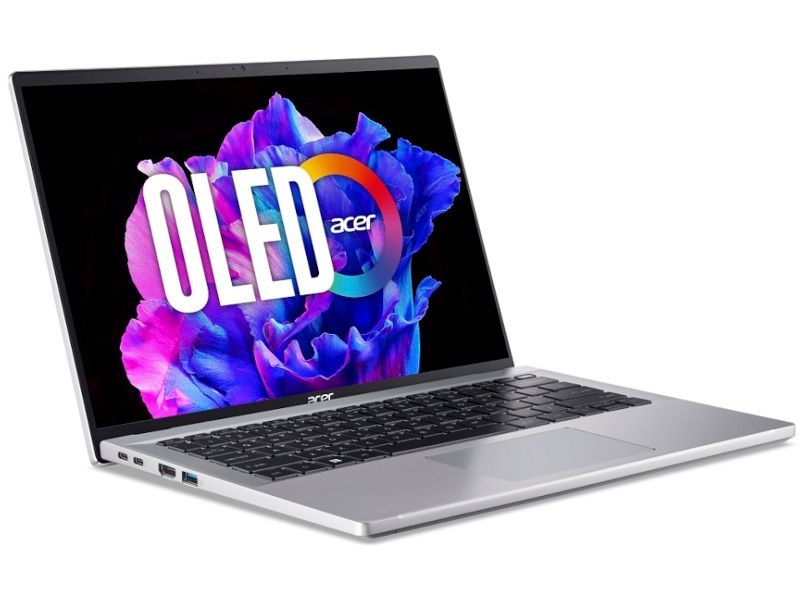 Acer Swift Go SFG14-72-722V 14"2,8K/Intel Core Ultra 7-155H/16GB/1TB/Int.VGA/Win11/ezüst laptop