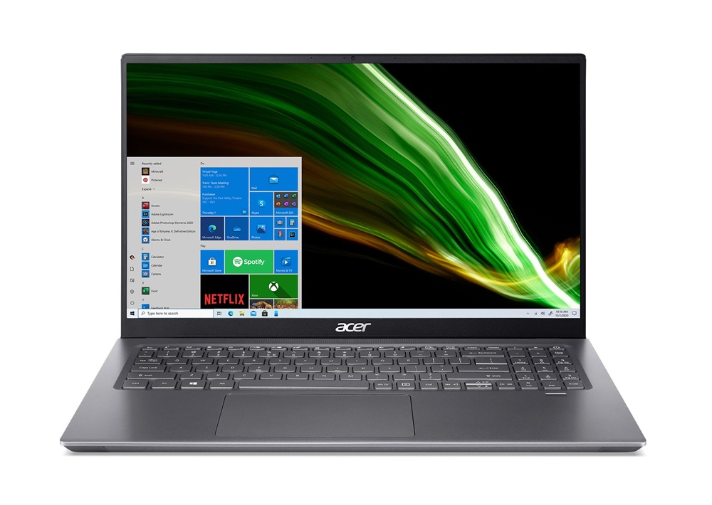 Acer Swift X SFX16-51G-52UH 16,1"FHD/Intel Core i5-11320H/16GB/512GB/RTX 3050/szürke laptop