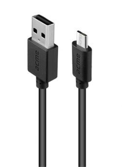 Acme CB1011 1m fekete Micro USB kábel
