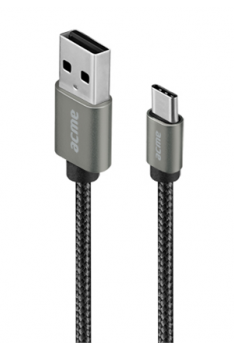 Acme CB2041G 1m asztroszürke Type-C - USB kábel