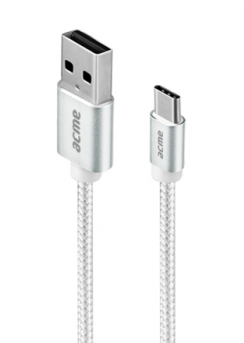 Acme CB2041S 1m ezüst Type-C - USB kábel