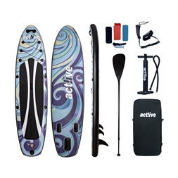 Act!ive SB-008 San Diego mintás kék SUP deszka 320cm, tartozékokkal (Újszerű)