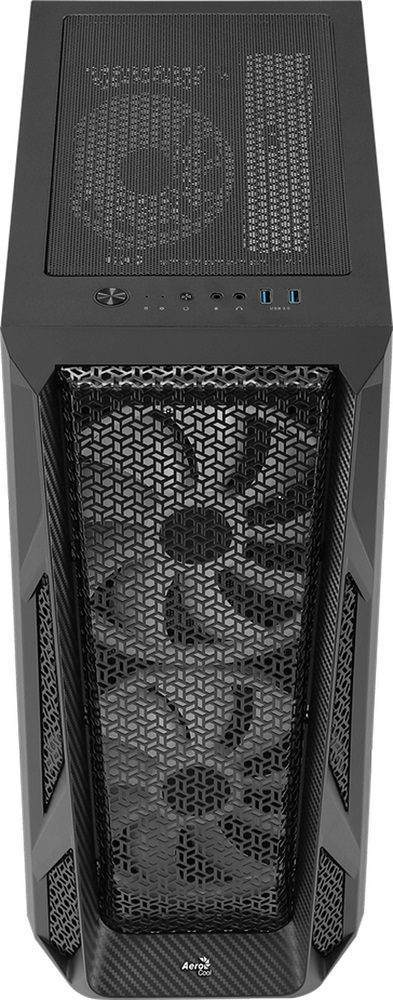 Aerocool AirHawk Duo RGB fekete (táp nélküli) ablakos ATX ház