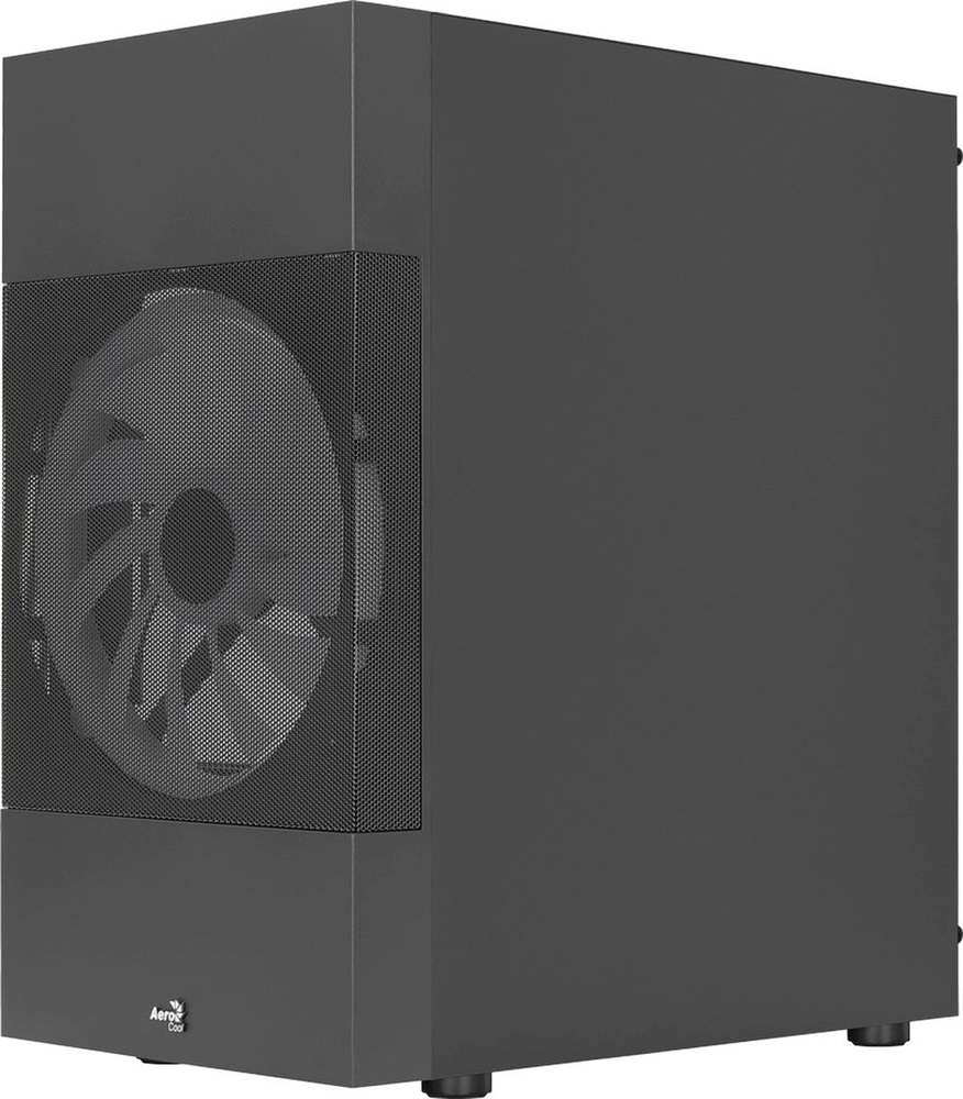 Aerocool Atomic Lite RGB fekete (táp nélküli) ablakos mATX ház