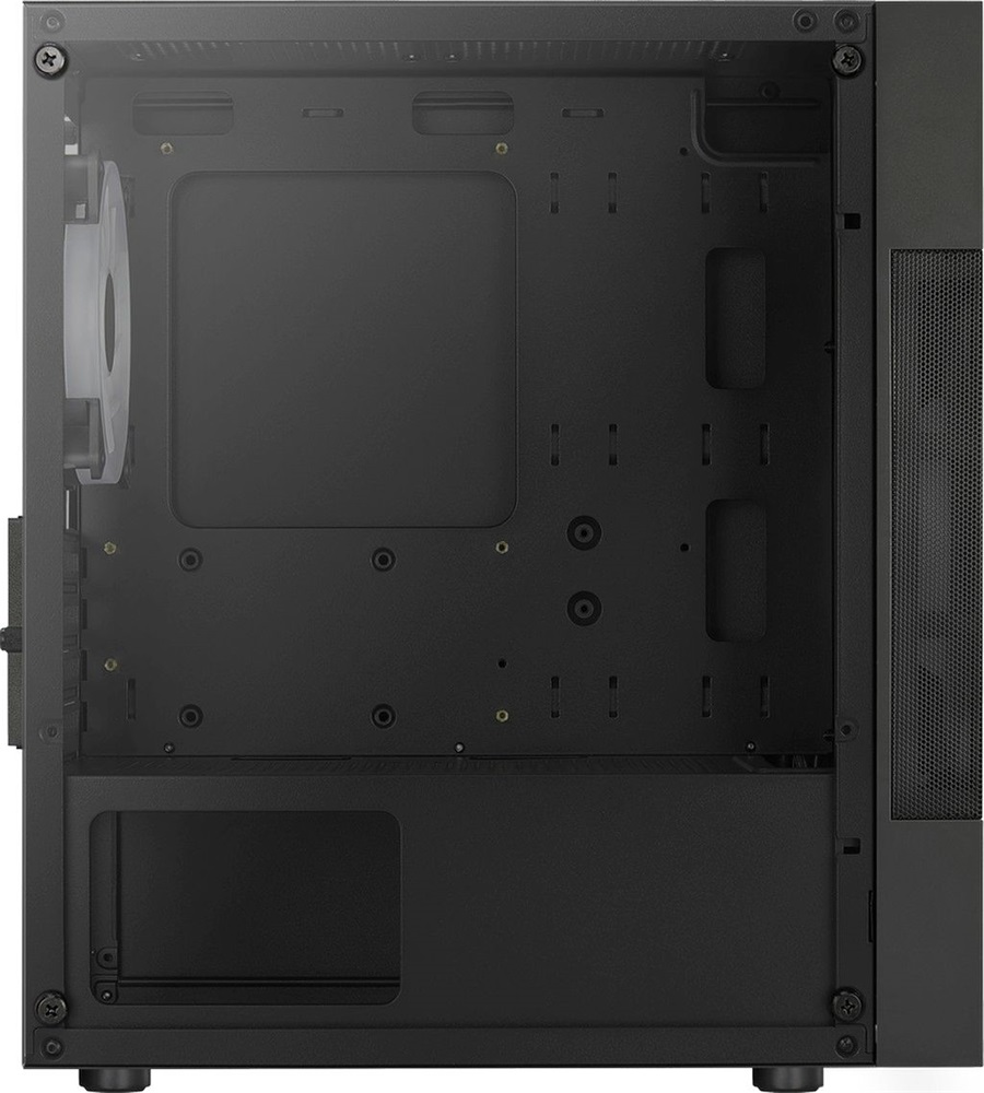Aerocool Atomic Lite RGB fekete (táp nélküli) ablakos mATX ház