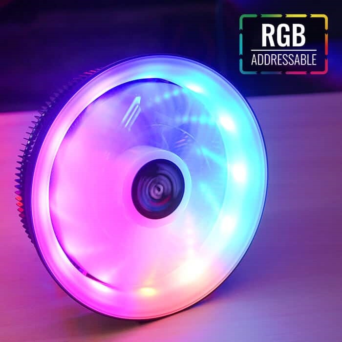 Aerocool Core Plus 120mm PWM RGB processzor hűtő