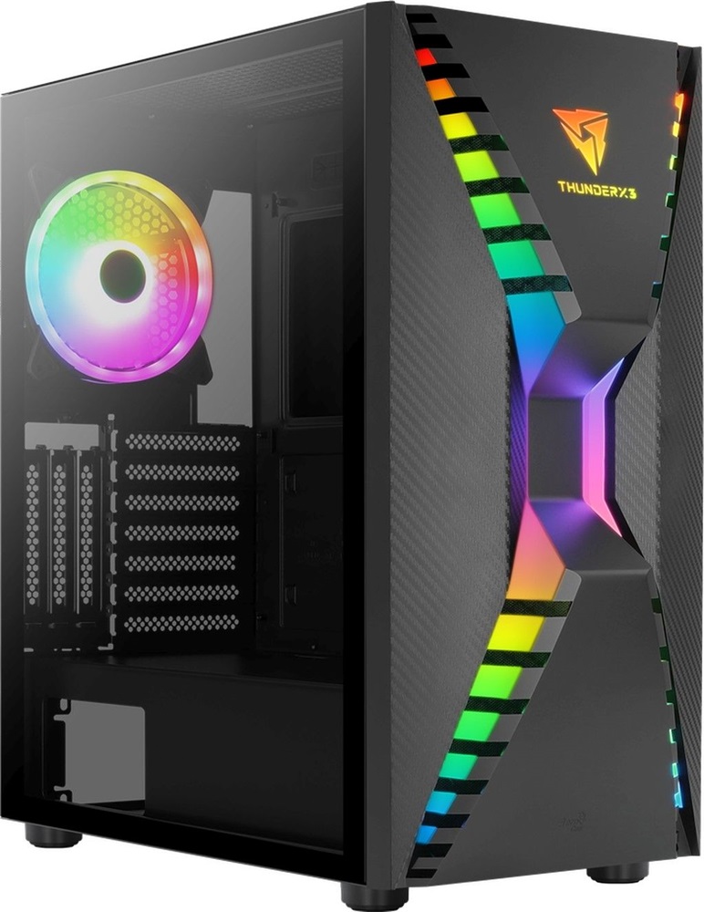 Aerocool Cronus ARGB fekete (táp nélküli) ablakos ATX ház