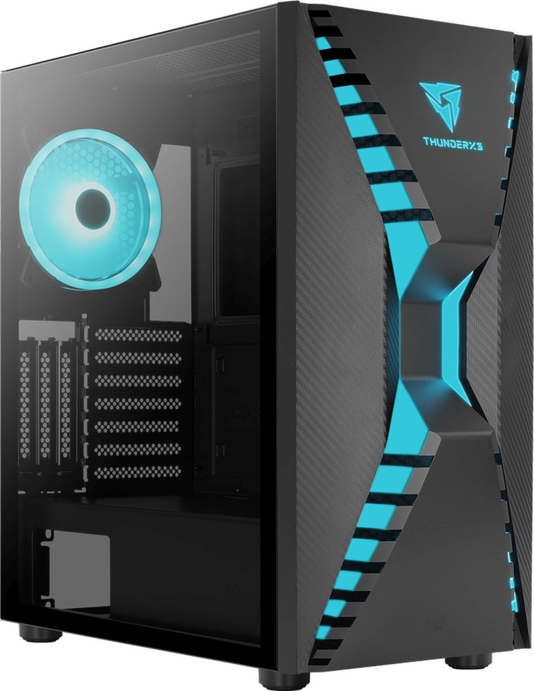 Aerocool Cronus ARGB fekete (táp nélküli) ablakos ATX ház