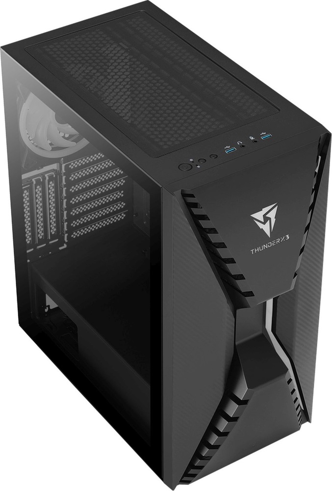 Aerocool Cronus ARGB fekete (táp nélküli) ablakos ATX ház