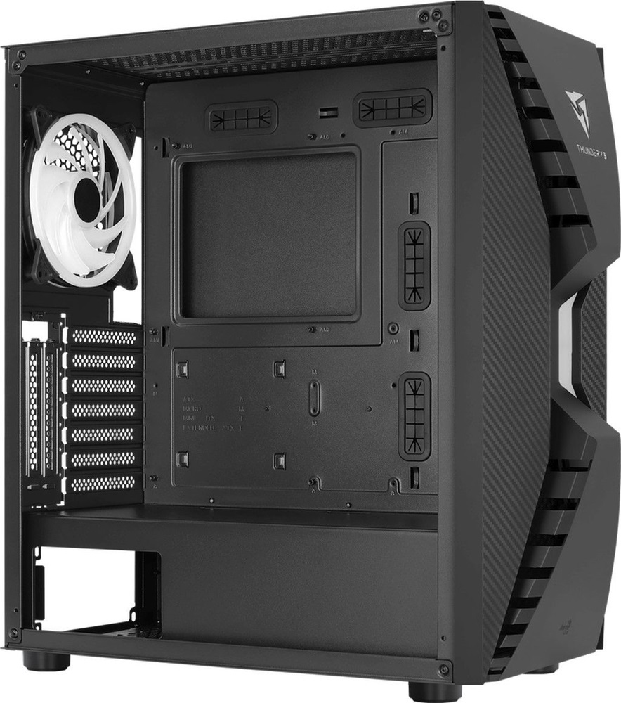 Aerocool Cronus ARGB fekete (táp nélküli) ablakos ATX ház