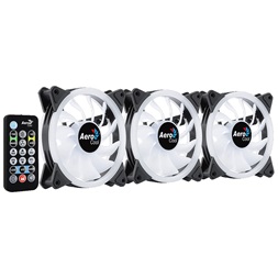 Aerocool Duo 12 Pro 3db 120mm ARGB ventilátor + vezérlő
