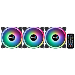 Aerocool Duo 12 Pro 3db 120mm ARGB ventilátor + vezérlő