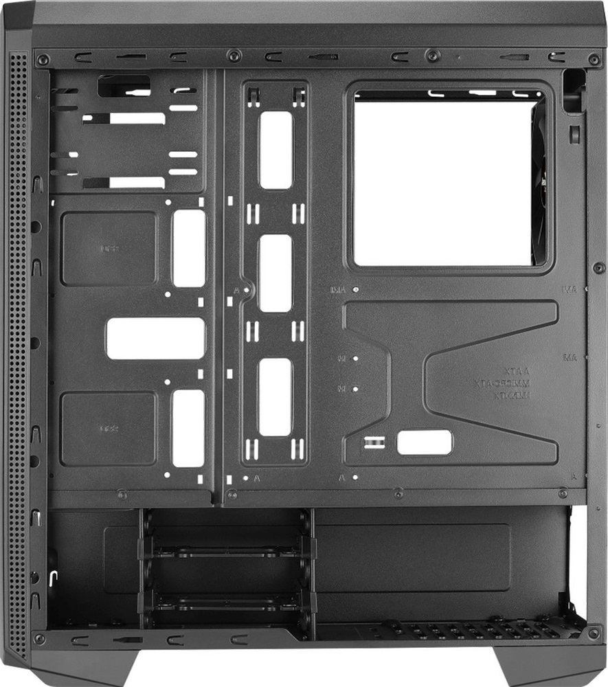 Aerocool Genesis ARGB fekete (táp nélküli) ablakos ATX ház