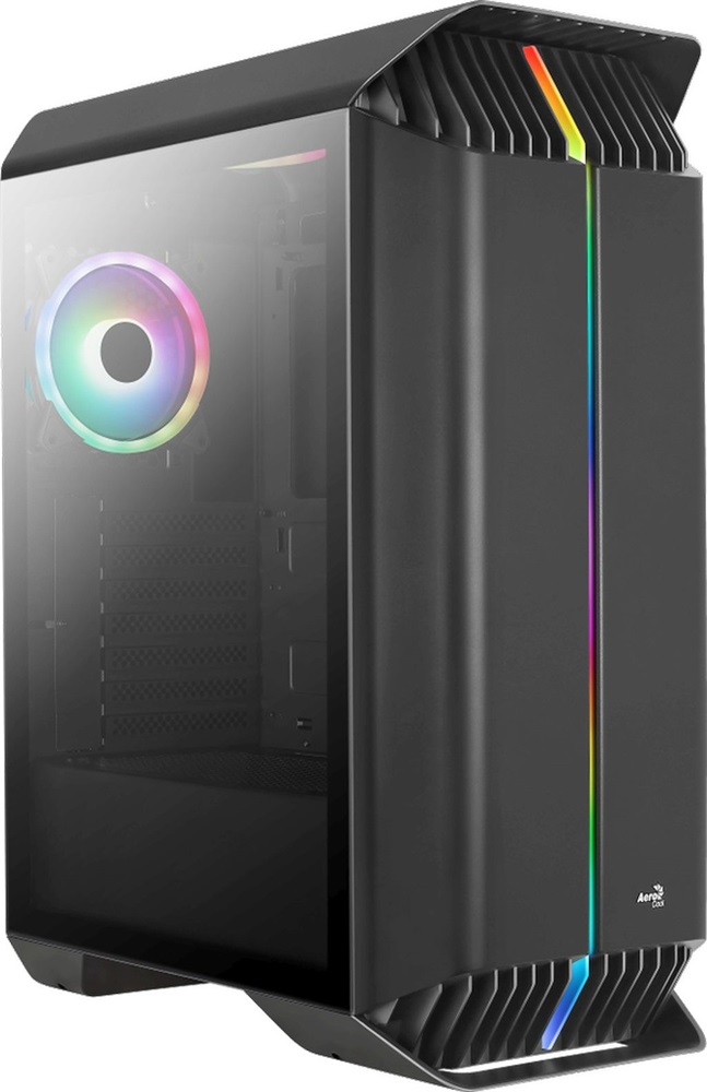 Aerocool Gladiator Duo ARGB fekete (táp nélküli) ablakos ATX ház