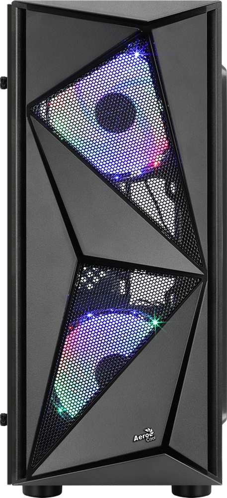 Aerocool Glider Cosmo RGB fekete (táp nélküli) ablakos ATX ház