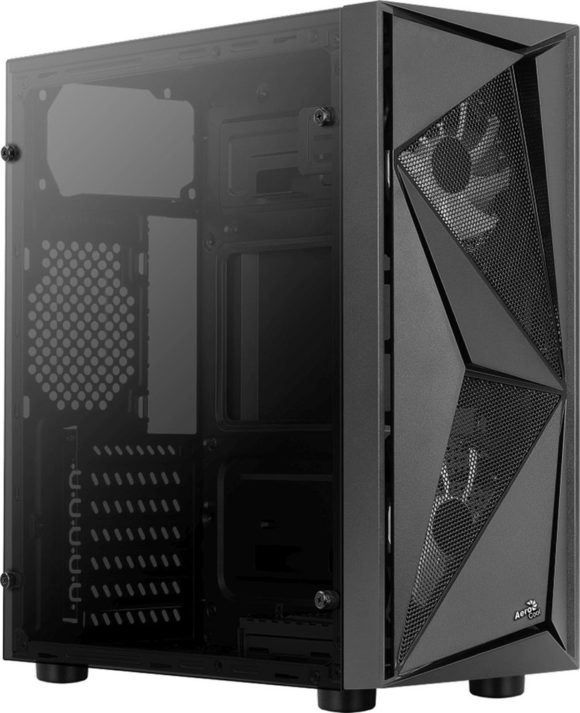 Aerocool Glider Cosmo RGB fekete (táp nélküli) ablakos ATX ház