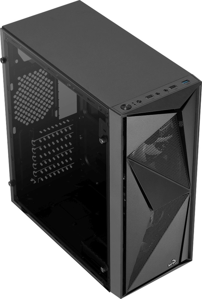 Aerocool Glider Cosmo RGB fekete (táp nélküli) ablakos ATX ház