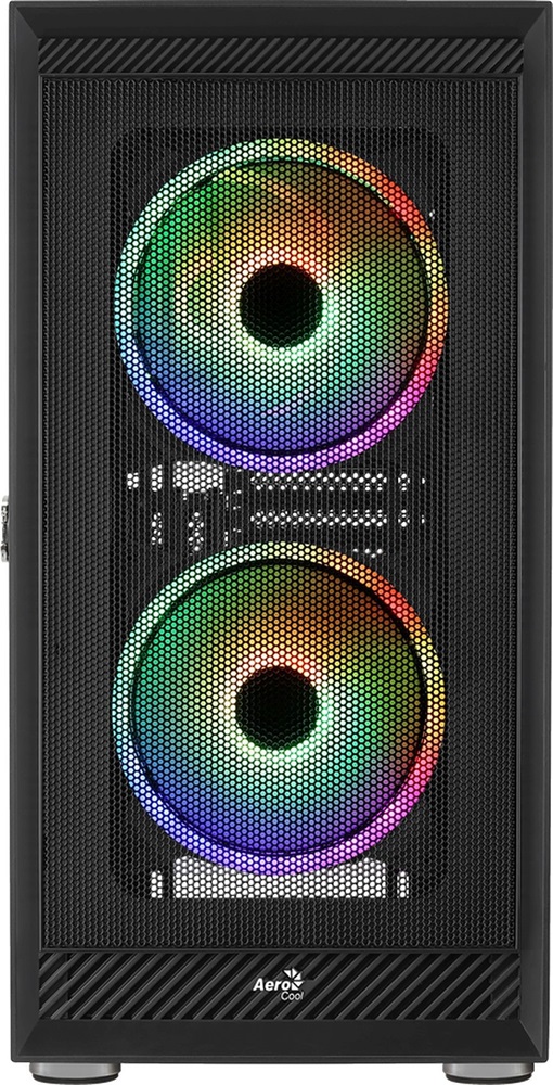 Aerocool Graphite ARGB fekete (táp nélküli) ablakos ATX ház