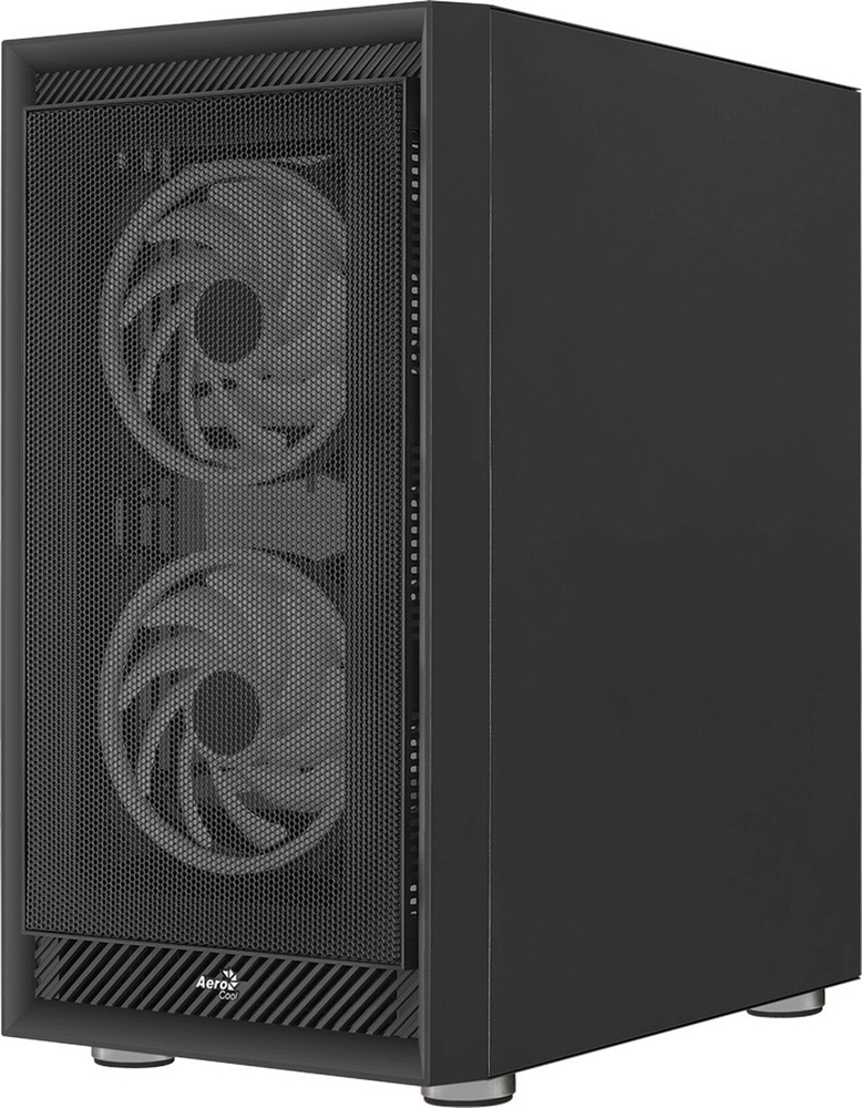 Aerocool Graphite ARGB fekete (táp nélküli) ablakos ATX ház