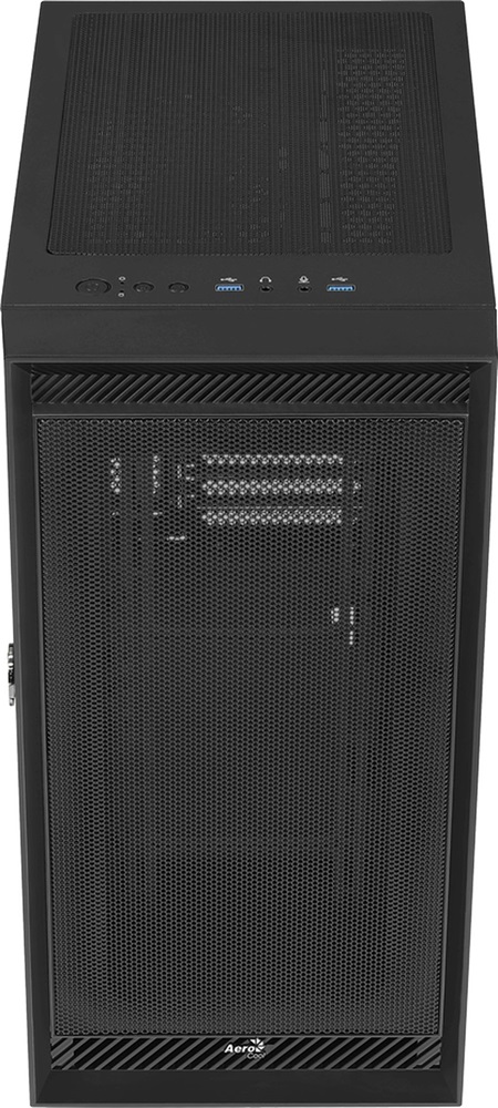 Aerocool Graphite v1 fekete (táp nélküli) ablakos ATX ház