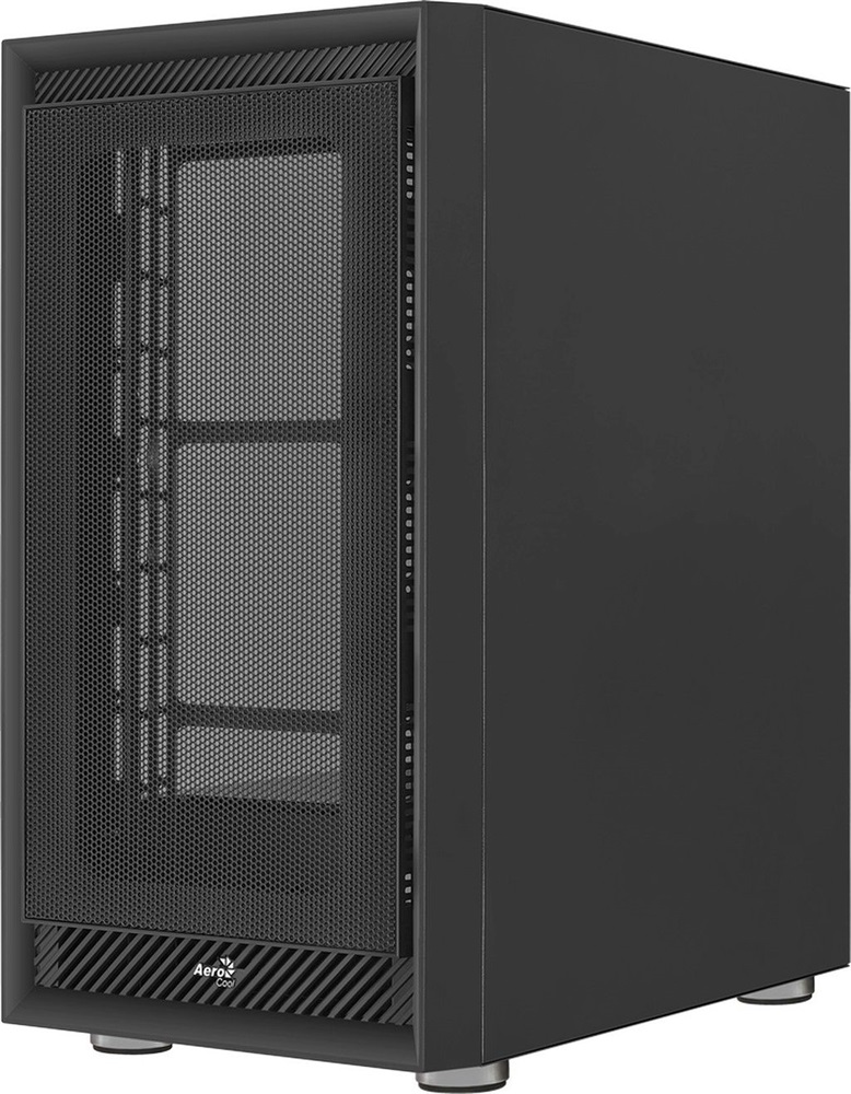 Aerocool Graphite v1 fekete (táp nélküli) ablakos ATX ház