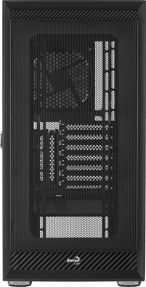 Aerocool Graphite v1 fekete (táp nélküli) ablakos ATX ház
