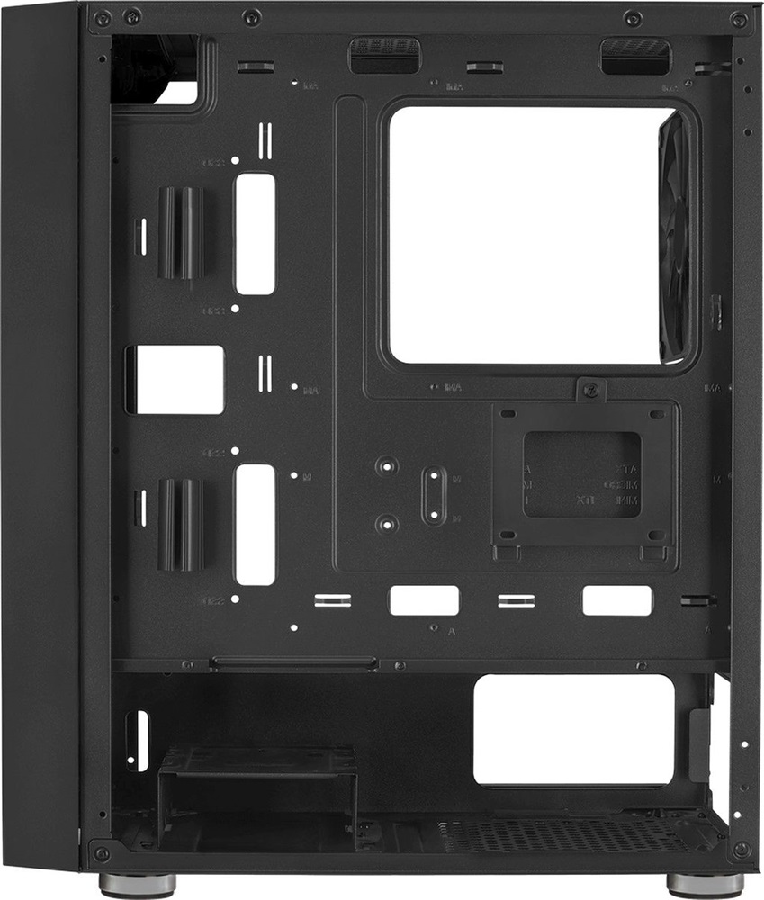 Aerocool Graphite v1 fekete (táp nélküli) ablakos ATX ház