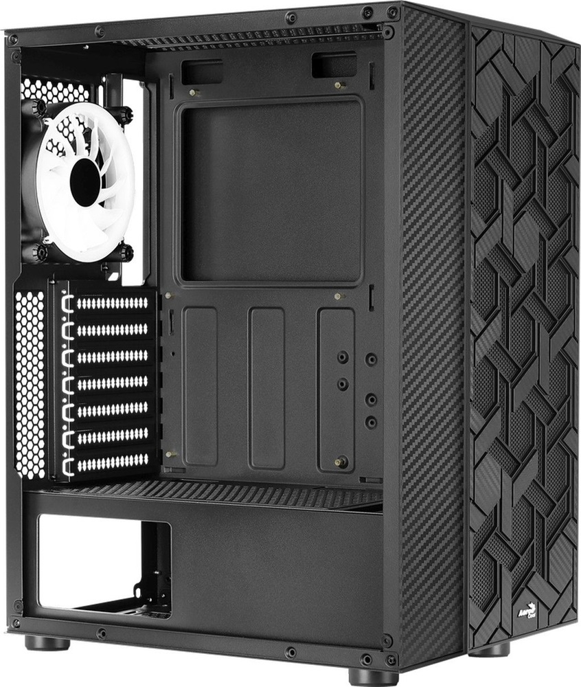 Aerocool Hive v3 FRGB fekete (táp nélküli) ablakos ATX ház