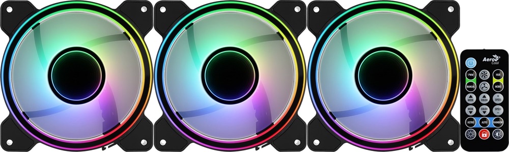Aerocool Mirage 12 Pro 3db 120mm ARGB ventilátor + vezérlő