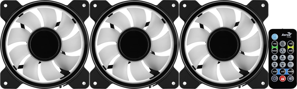 Aerocool Mirage 12 Pro 3db 120mm ARGB ventilátor + vezérlő