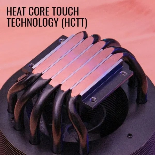Aerocool Mirage 5 100mm PWM ARGB processzor hűtő
