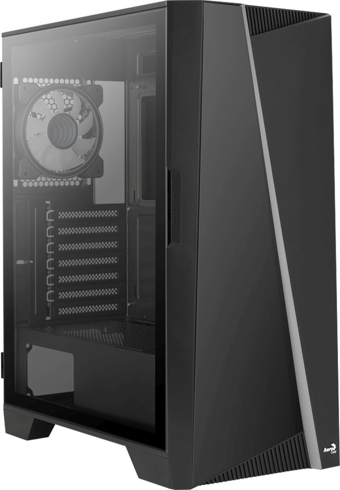 Aerocool Mirage ARGB fekete (táp nélküli) ablakos ATX ház