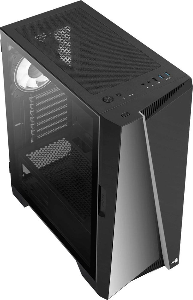 Aerocool Mirage ARGB fekete (táp nélküli) ablakos ATX ház