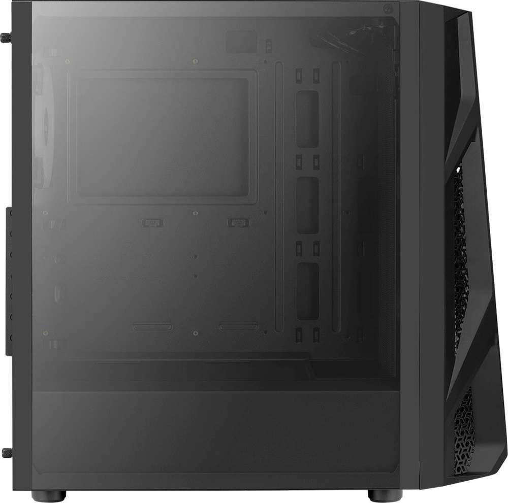 Aerocool NightHawk Duo RGB fekete (táp nélküli) ablakos ATX ház