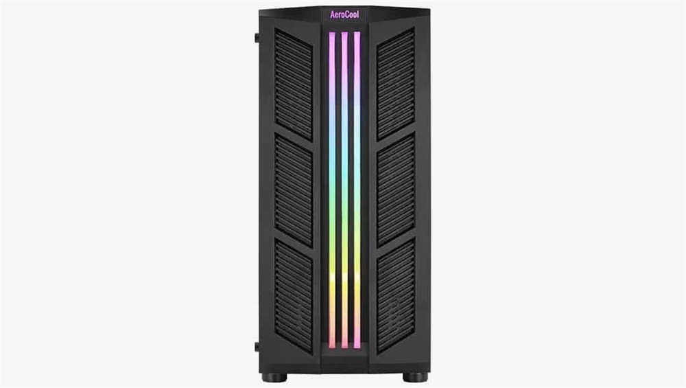 Aerocool Prime ARGB fekete (táp nélküli) ablakos ATX ház