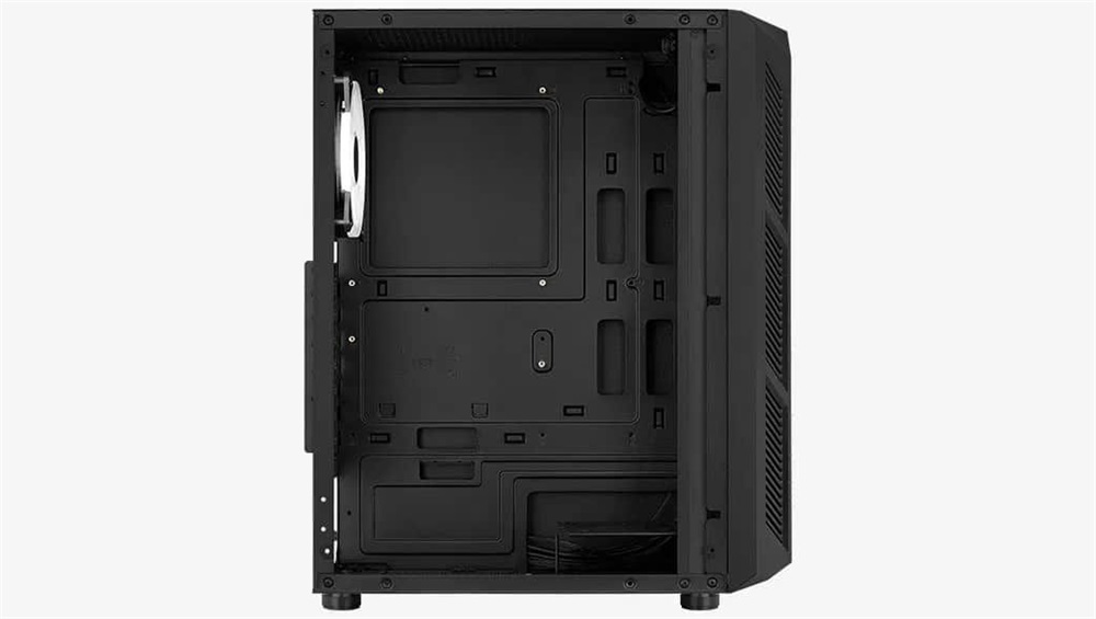 Aerocool Prime ARGB fekete (táp nélküli) ablakos ATX ház