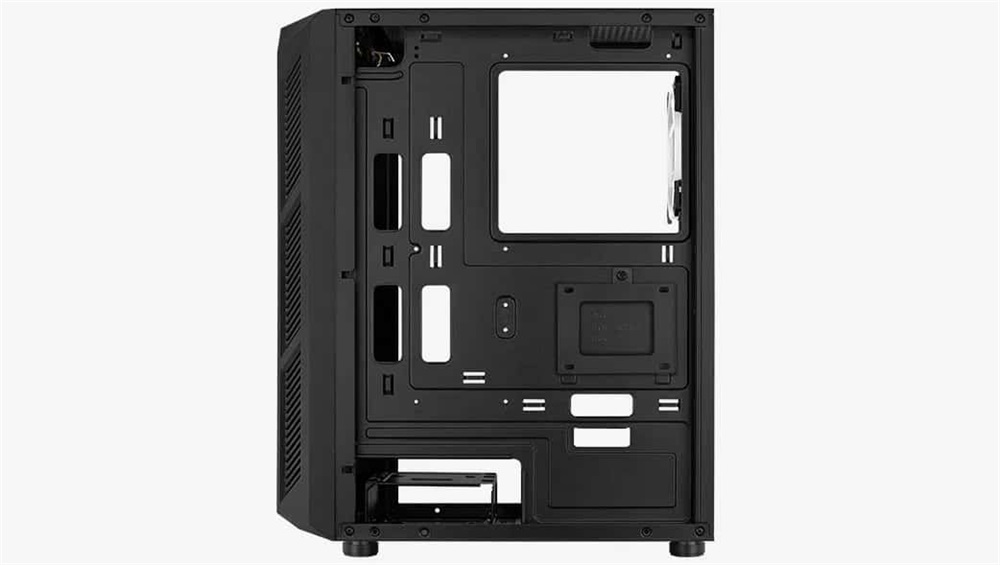 Aerocool Prime ARGB fekete (táp nélküli) ablakos ATX ház
