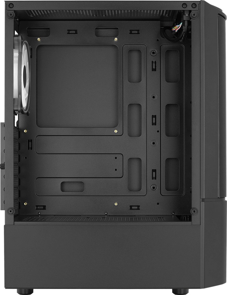 Aerocool Quantum Mesh FRGB fekete (táp nélküli) ablakos ATX ház