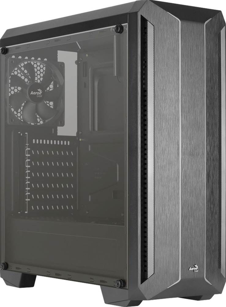 Aerocool Skyline ARGB fekete (táp nélküli) ablakos ATX ház